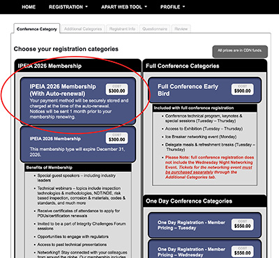 Auto-renewal Button Screenshot With Registration Options
