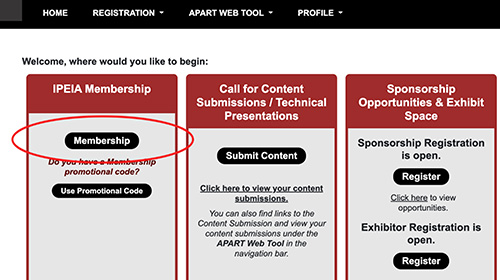 Membership Button Screenshot